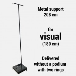 Metal support visual (180 cm)