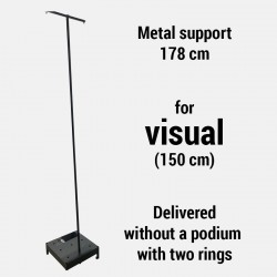 Metal support visual (150cm)